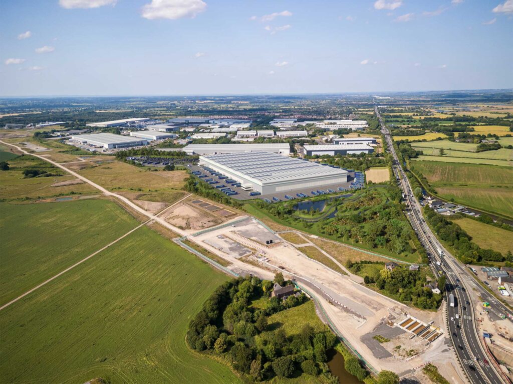 Prologis Fradley 2026 aerial CGI